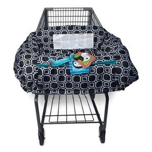 Boppy Shopping Cart Cover Black and White - Like New